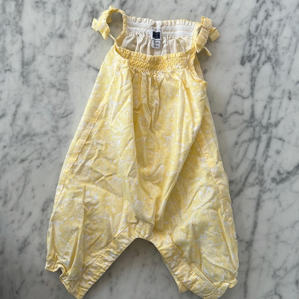 Janie and Jack yellow romper.